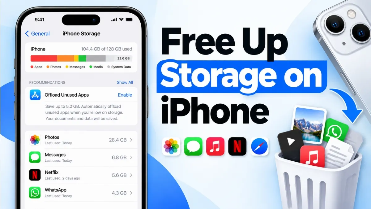 Free Up Storage on iPhone: 12 Safe Ways to Save Space