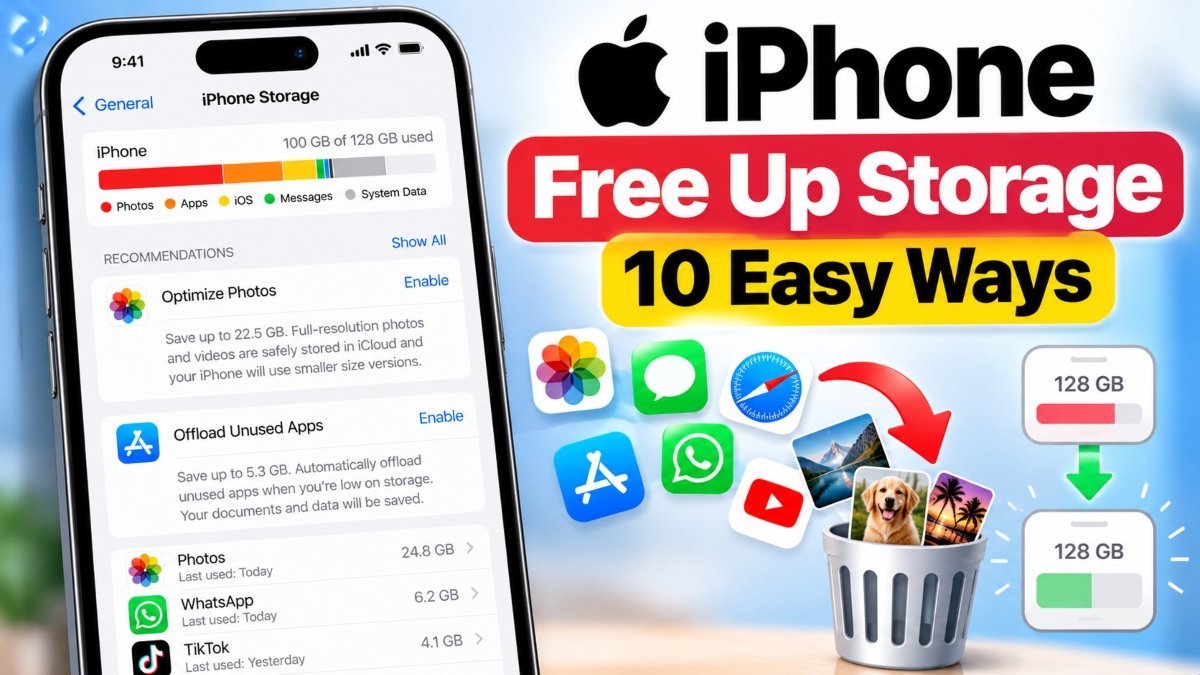 How to Free Up Storage on iPhone: 10 Easy Ways